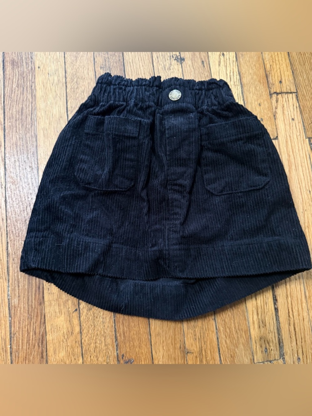 Baby Gap Toddler Girls' Black Corduroy Pull-On Skirt - Size 18-24 months